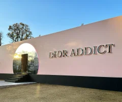 六本木の桜とDIOR ADDICT FACTORY
