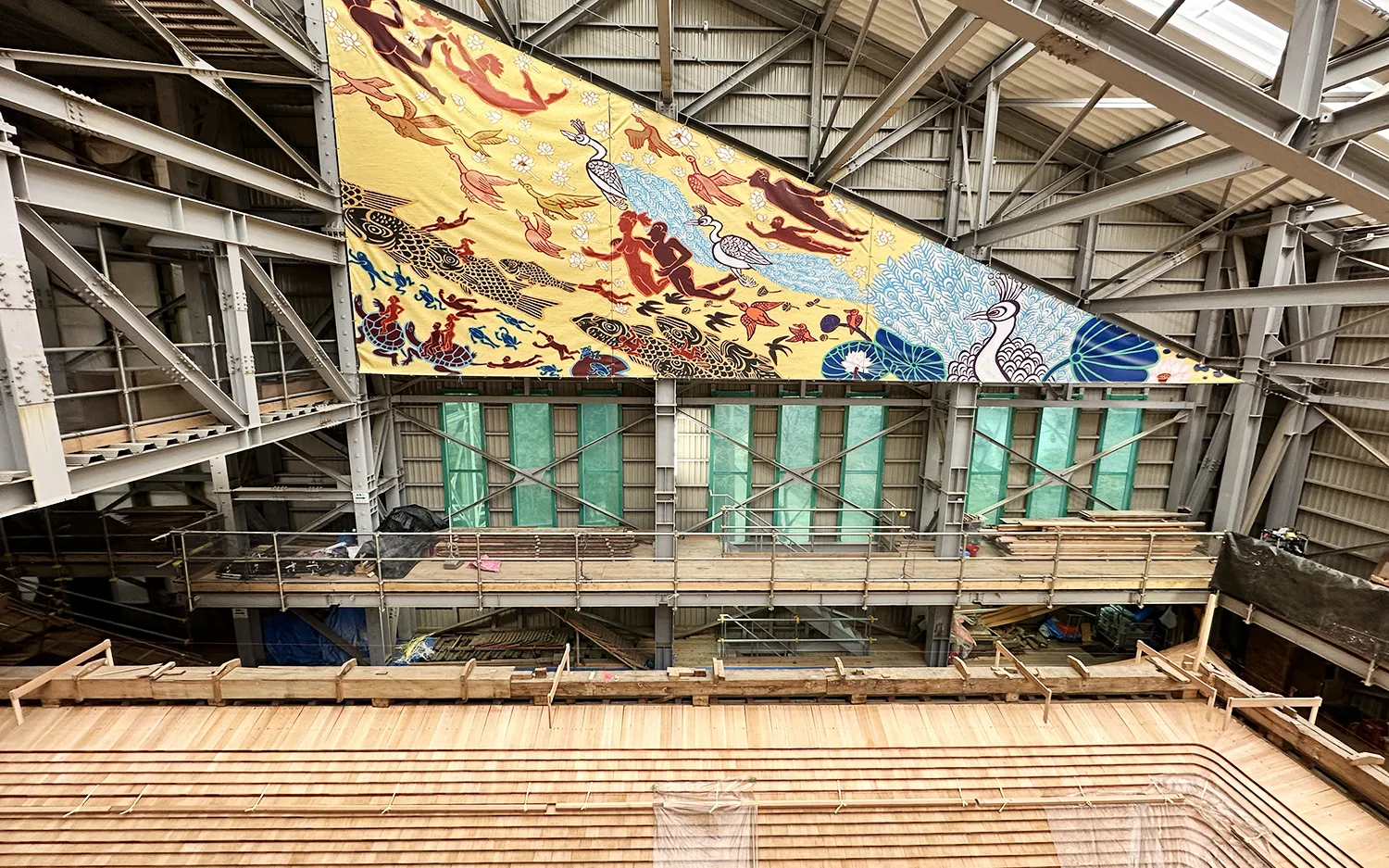 比叡山延暦寺 根本中堂工事中