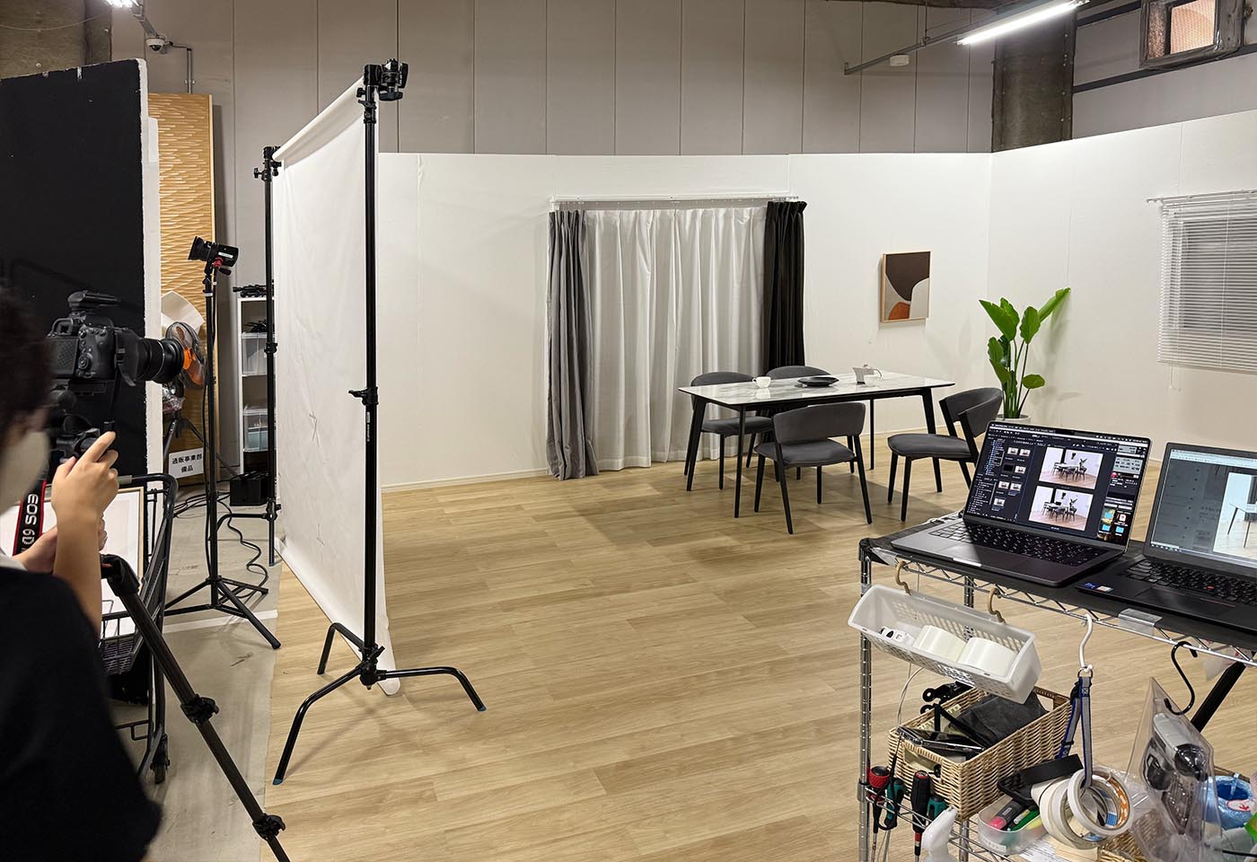 撮トレ事例ホームセンター様家具撮影